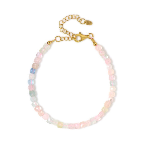 Zilveren armband met Braziliaanse Morganieten