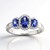 Bague en or et Tanzanite AAA