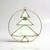 Messing accessoire met Capiz schelpen