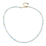 Collana in argento con Acquamarina Brasiliana
