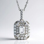 Collana in oro con Diamante SI1 (H) (CIRARI)