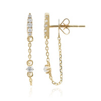 Boucles d'oreilles en or et Diamant SI2 (H) (CIRARI)