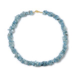 Collar en plata con Aguamarina de Brasil