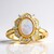 Bague en argent et Opale d'Australie
