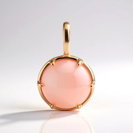 Ciondolo in argento con Opale Rosa