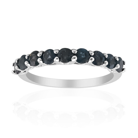 Londonblauer Topas-Silberring