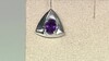 Pendientes en plata con Amatista de Uruguay (Pallanova)