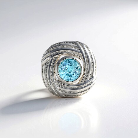 Ciondolo in argento con Zircone Ratanakiri (SAELOCANA)