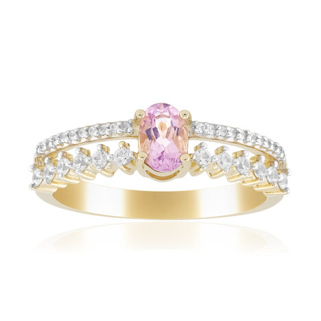 Purpurfarbener Skapolith-Goldring