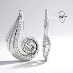 Orecchini in argento con Zircone (SAELOCANA)