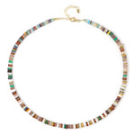 Collier en argent et Œil de Tigre