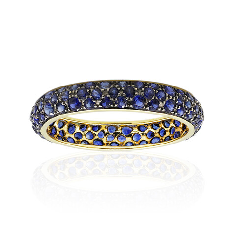 Anello in oro con Zaffiro Blu (Estée Collection)