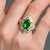 14K AAA Zambian Emerald Gold Ring (CIRARI)