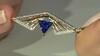 Pendentif en or et Saphir bleu (Rifkind 1894 Collection)