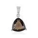Colgante en plata con Cuarzo ahumado