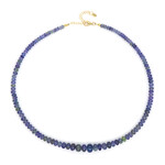 Collana in argento con Tanzanite (non riscaldata)