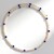 Collana rigida in acciaio con Opale di Welo (Riya)