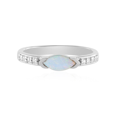 Australian Opal Silver Ring