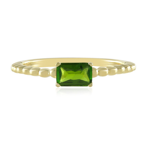 Russian Diopside Silver Ring