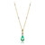 Collar en oro con Esmeralda de Colombia (CIRARI)