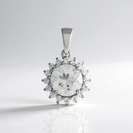 Colgante en plata con Zircón