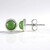 Orecchini in argento con Giada Canadese