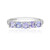 Anillo en plata con Tanzanita