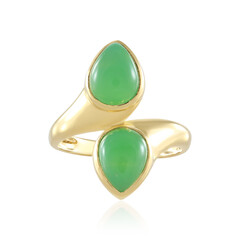 Chrysopras-Silberring (KM by Juwelo)