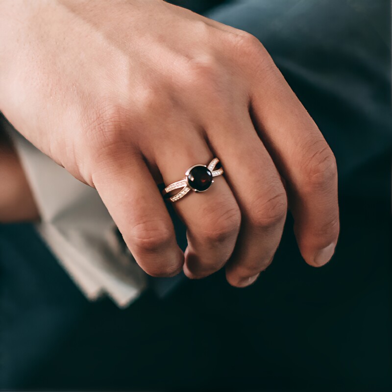 Cat´s Eye Scapolite Silver Ring