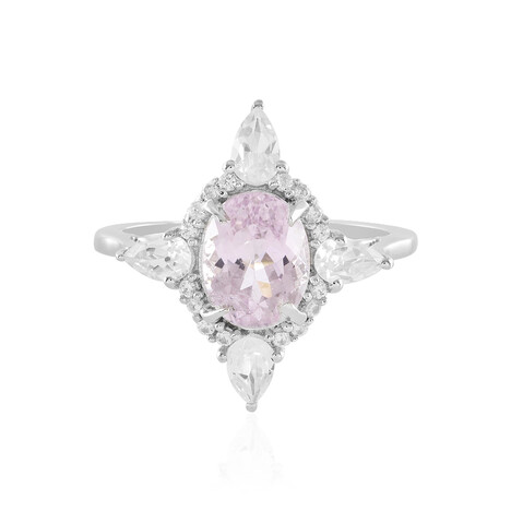 Anello in argento con Kunzite