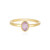 Kunzite Silver Ring