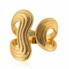 Anello in argento con Diamante Rose de France SI1 di Argyle