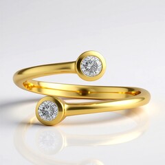 Bague en or et Diamant VVS1 (G) (Annette)