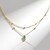 Collana in oro con Smeraldo Zambia AAA (CIRARI)
