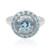 Zilveren ring met een hemel-blauwe topaas