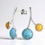 Orecchini in argento con Turchese (dagen)