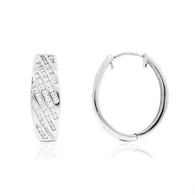 Orecchini in oro con Diamante Flawless (D) (LUCENT DIAMONDS)