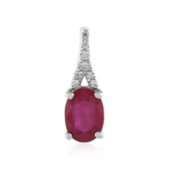 Pendentif en argent et Rubis de Bemainty