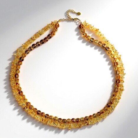 Collana in argento con Citrino