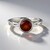 Anello in argento con Granato Essonite