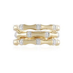 Anello in oro con Diamante SI2 (H) (de Melo)