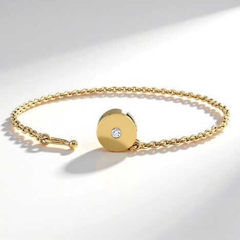Bracciale in argento con Diamante SI1 (G) (Annette)