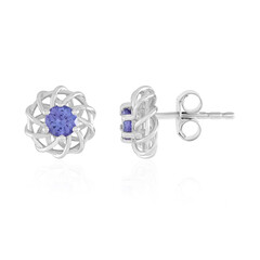 Pendientes en plata con Tanzanita