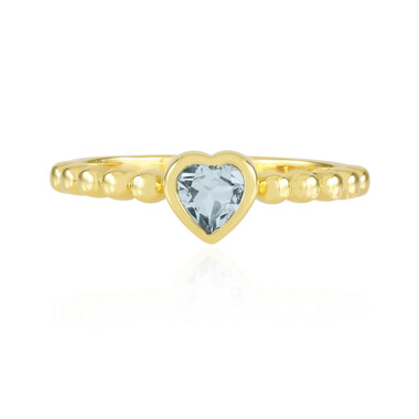 Brasilianischer Aquamarin-Silberring