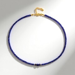 Collana in argento con Tanzanite