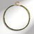 Collana in argento con Vesuvianite