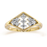 Anillo en oro con Diamante VVS1 (G) (Annette)