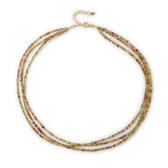 Collar en plata con Zircón amarillo canario