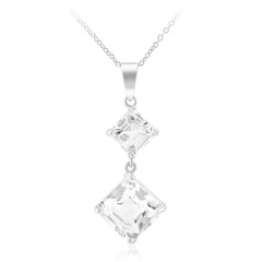 Collier en argent et Topaze blanche