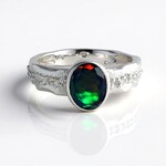 Anello in argento con Opale Mezezo